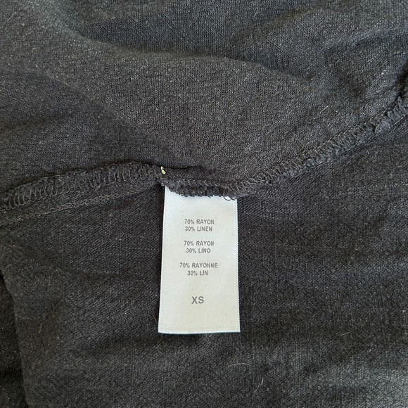 Rachel Pally Skirt XS "Rosalie" Black Linen & Cotton Maxi Cottagecore Boho - Picture 13 of 13